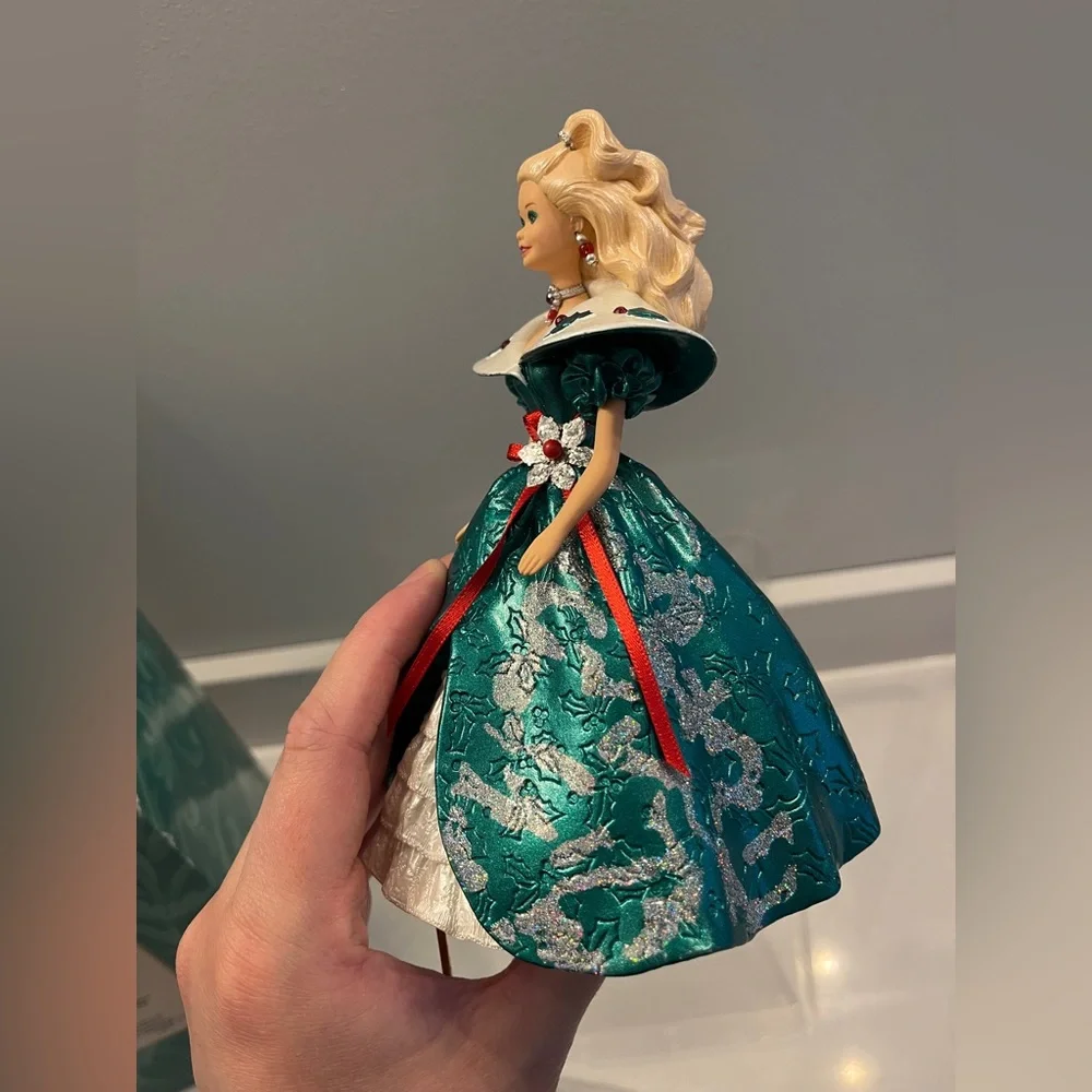 Vintage 1996 holiday Barbie stocking holder